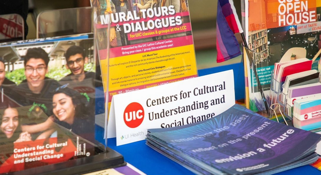 Centers for Cultural Understanding and Social Change display booth