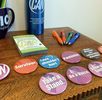 Display table with Campus Advocacy Buttons
                  