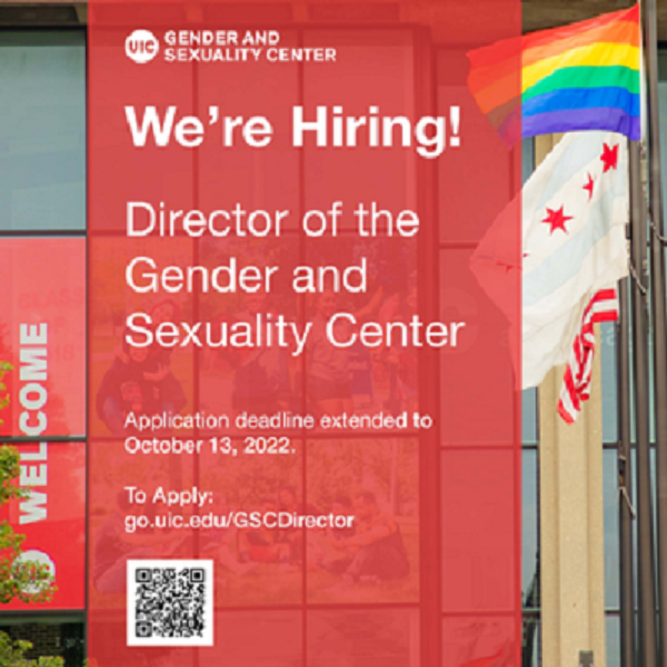 The UIC Gender and Sexuality Center is Hiring a Permanent Director