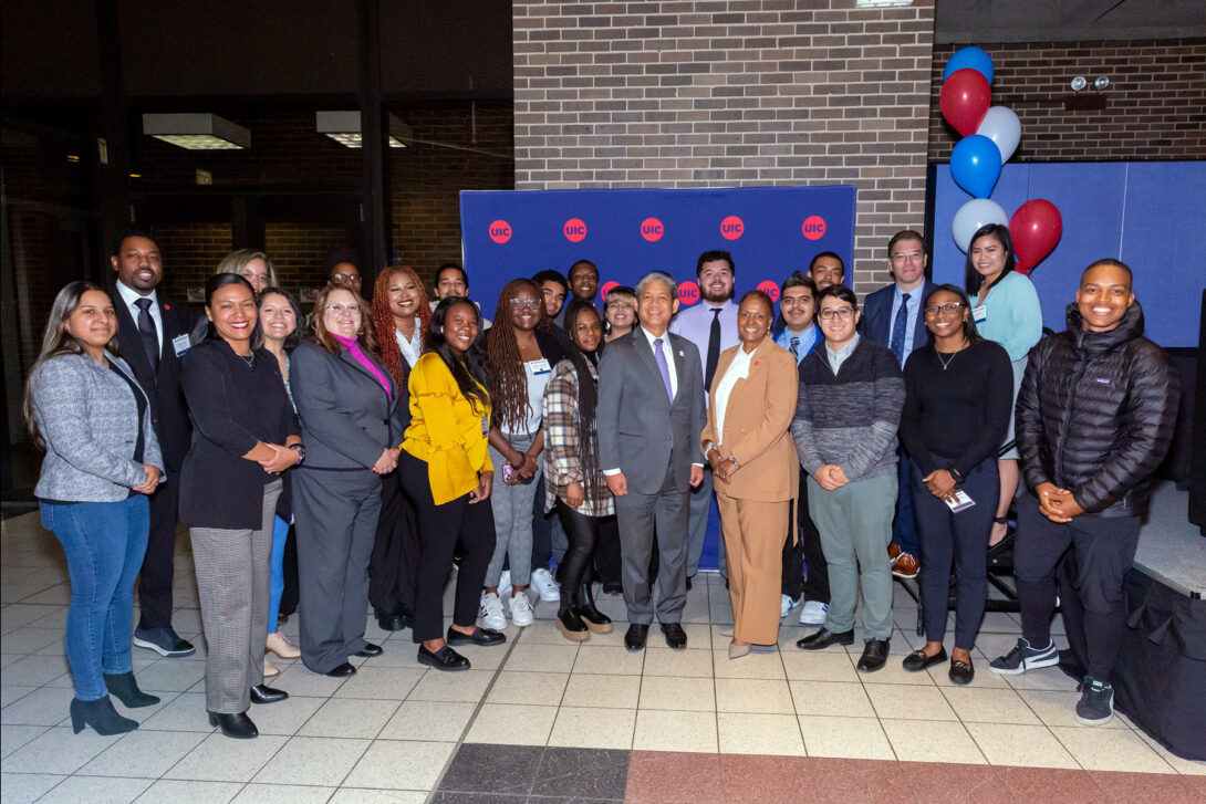 ComEd CEO and UIC Community members.