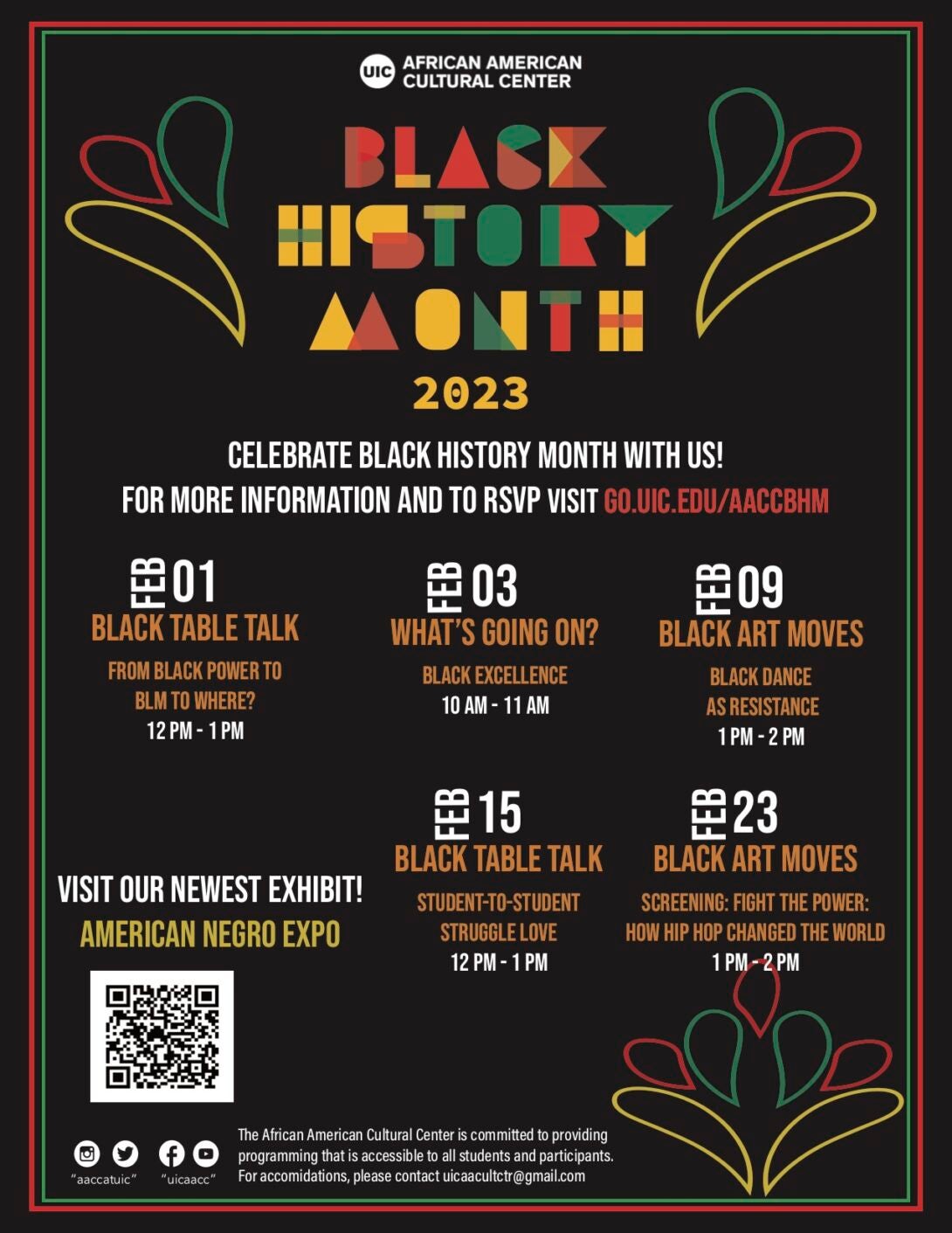 Black History Month Flyer