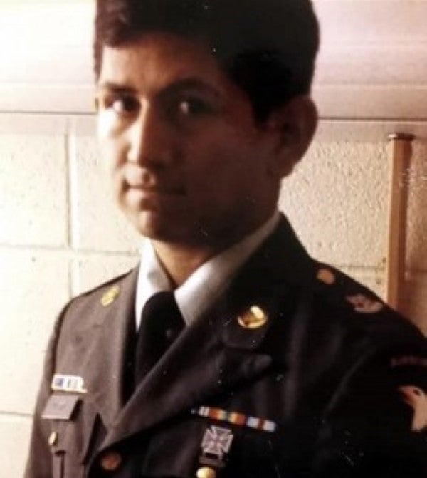 Alejandro Castro in service uniform