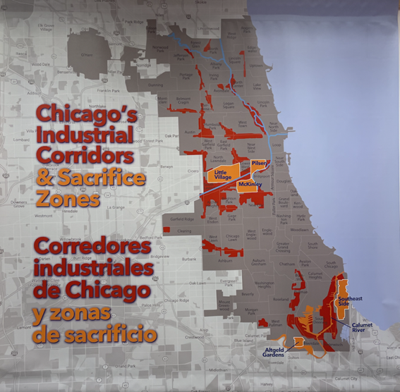 Chicago Industrial Corridors map