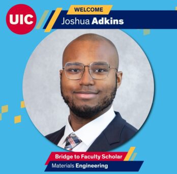 One of the new B2F Scholars, Joshua Adkins from the College of Engineering 