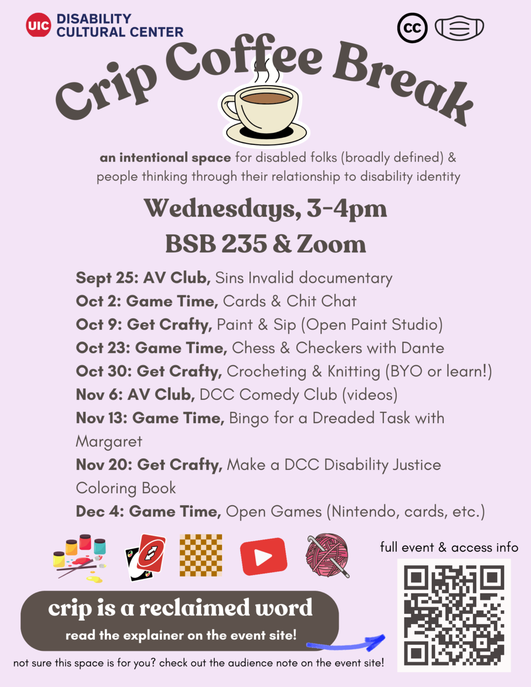 Crip Coffee Break Flyer