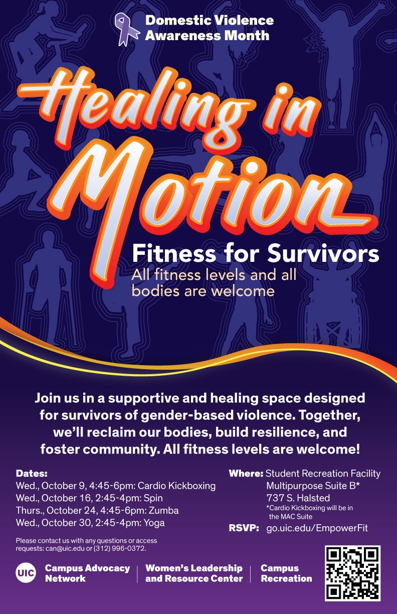 Healing in Motion flyer